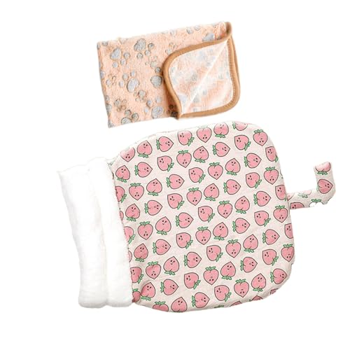 Ruwshuuk Winterschlafsack für Katzen, Katzenbett, Kätzchenbett – Kaschmir-Katzennest, halbgeschlossenes warmes Katzenbett, Hundeschlafsack, Katzensack, Haustierbedarf Ruwshuuk Winterschlafsack für Katzen, Katzenbett, Kätzchenbett – Kaschmir-Katzennest, halbgeschlossenes warmes Katzenbett, Hundeschlafsack, Katzensack, Haustierbedarf von Ruwshuuk