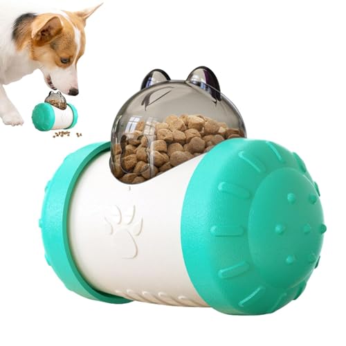 Tumbler-Haustierspielzeug, Leckerli-Spender-Spielzeug für Hunde - Interaktiver Tumbler Swing Futterspenderball für Katzen | Puppy Engagement, Hundefutter-Puzzle-Futterball für kleine, mittelgroße und von Ruwshuuk