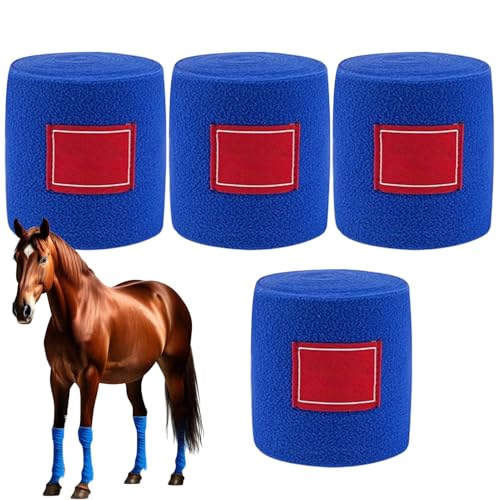 Ruyeiig Bandagen Für,Elastische Beinbandagen - 4 Stücke Flexible Weiche Schutzbandagen Für Reitsportveranstaltungen Reiten Trailreiten Wettbewerb Erholungstraining Täglichen Auslauf Stallpflege Ruyeiig Bandagen Für,Elastische Beinbandagen - 4 Stücke Flexible Weiche Schutzbandagen Für Reitsportveranstaltungen Reiten Trailreiten Wettbewerb Erholungstraining Täglichen Auslauf Stallpflege von Ruyeiig
