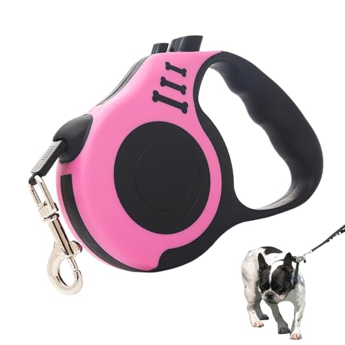 Ruyeiig Einziehbarer Hundeladungen, einziehbarer Hunde Walking -Leads - Automatische Haustier -Wanderleitungen | Bequemer Grip Dog Retractor zum Campen, Wandern, Sport von Ruyeiig