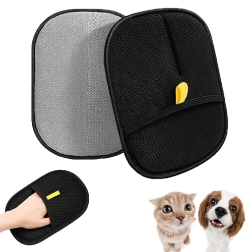 RxaGtn Handschuh Tierhaarentfernung, Katzenhaarentferner, 2 Stück Wiederverwendbare Tierhaarentferner Handschuh für Katzen und Hunde, Hundehaare Entfernen für Möbel, Kleidung und Teppiche RxaGtn Handschuh Tierhaarentfernung, Katzenhaarentferner, 2 Stück Wiederverwendbare Tierhaarentferner Handschuh für Katzen und Hunde, Hundehaare Entfernen für Möbel, Kleidung und Teppiche von RxaGtn