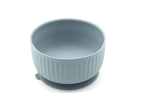 3 Stück Silikon Katzennäpfe mit Deckel, rutschfeste Saugnapf Futternäpfe Set, für Kätzchen und Kleine Hunde, Mikrowellen Spülmaschinenfest, Gestreiftes Design Haustiernäpfe von Rylae