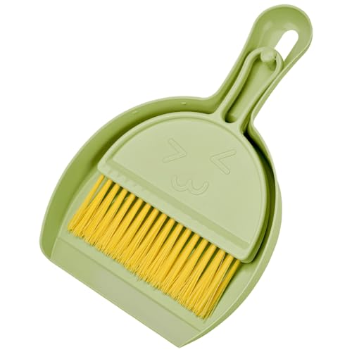 RYPET Haustierkäfig-Reinigungswerkzeug, kleines Besen- und Kehrschaufel-Set, Mini-Kehrschaufel und Schneebesen, Set für Meerschweinchen, Chinchilla, Hamster, Frettchen, Igel, Kaninchen, Reptilien von Rypet
