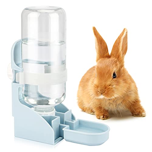 RYPET Kaninchen-Wasserflasche, tropffrei, ca. 500 ml, automatischer Spender für Kaninchen, Chinchilla, Meerschweinchen, Igel, Frettchen von Rypet