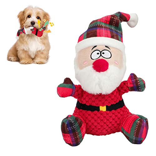 Rypet Haustier-Weihnachtsspielzeug, Hundespielzeug mit Quietschspielzeug, für mittelgroße und kleine Hunde von Rypet