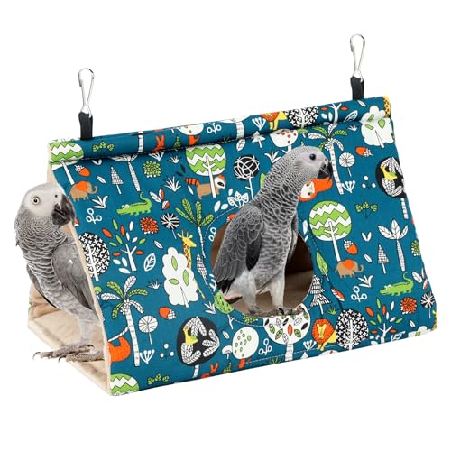 Rypet Warmes Winter-Vogelnest – Hängematte, Samt, Schuppen, Hütte, Käfig, Plüsch, flauschig, Vögel, Versteck und Schlafbett, flauschig, für afrikanische graue Kakadu und andere Amazon-Papageien, Größe Rypet Warmes Winter-Vogelnest – Hängematte, Samt, Schuppen, Hütte, Käfig, Plüsch, flauschig, Vögel, Versteck und Schlafbett, flauschig, für afrikanische graue Kakadu und andere Amazon-Papageien, Größe von Rypet