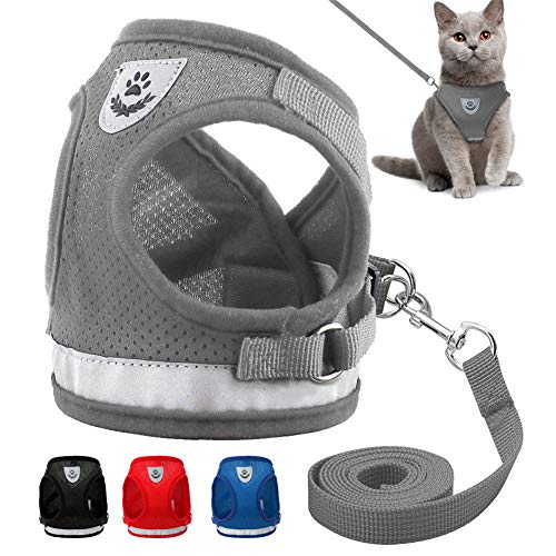 Geschirr Hund Hundegeschirr Mittelgroße Hunde Katzengeschirr mit Blei Mops Rettungsgeschirr Hundegeschirr Kleiner Hund Hundegeschirr und Bleisätze Gray,s von Rysmliuhan Shop