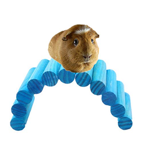 Hamster zubehör Spielzeug für Hamster Hamster Sand Hamster Hideout Guinea Pig Spielzeug Hamster Holz Hamster Spielzeug Blue von Rysmliuhan Shop