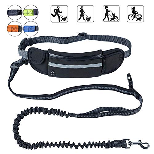 Hunde Leine Hundeleine Große Hunde Anti-Pull-Hundeleine Hundegürtel Taille Hund führen Hundegürtel Hundetraining Lead Hund läuft Blei Black von Rysmliuhan Shop