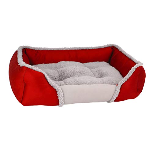 Hundebett Hundehaus Für Drinnen Haustierbetten Für Katzen Katze Betten Für Indoor Katzen Katze Cave Betten Beruhigende Katze Bett Hundekomfortbett red von Rysmliuhan Shop