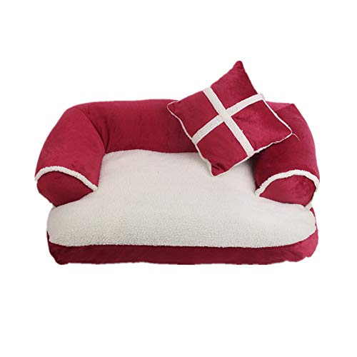 Hundehaus Für Drinnen Hundehöhle Kleine Hunde Bett Für Welpen Hunde Bett Katzen Bett Katze Betten Für Indoor Katzen Kätzchenbett Tragbares Hundebett Rose red von Rysmliuhan Shop