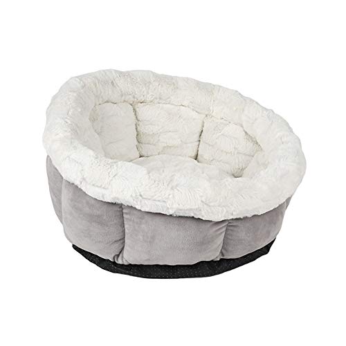 Hundehöhle Kleine Hunde Hundebett Flauschiges Katzenbett Tragbares Hundebett Hundehöhlenbett Haustier-Innenhaus Hundeschlafsäcke Günstige Hundebetten 48X49,Grey Hundehöhle Kleine Hunde Hundebett Flauschiges Katzenbett Tragbares Hundebett Hundehöhlenbett Haustier-Innenhaus Hundeschlafsäcke Günstige Hundebetten 48X49,Grey von Rysmliuhan Shop