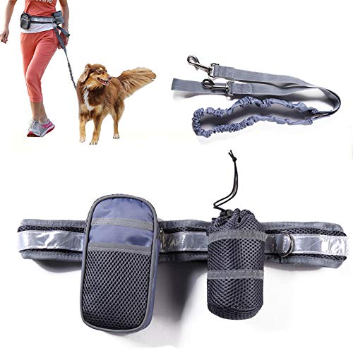 Hundeleine Große Hunde Joggingleine Hunde Hundegürtel Hand Free Dog Walking Belt Anti-Pull-Hundeleine Trainingsleitung für Hunde Gray von Rysmliuhan Shop