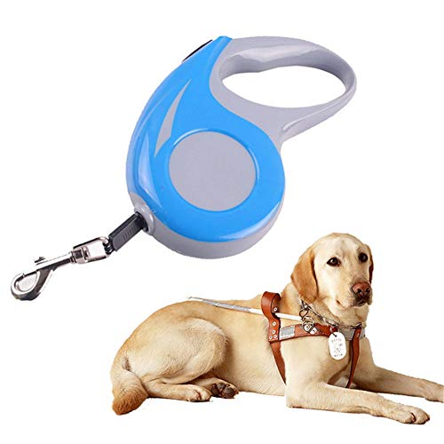 Hundeleine Kleine Hund Hundeleine Große Hunde Lange Hundeleine Einziehbare Katzenleine Leine für große Hunde Hund führt stark Blue,3m von Rysmliuhan Shop