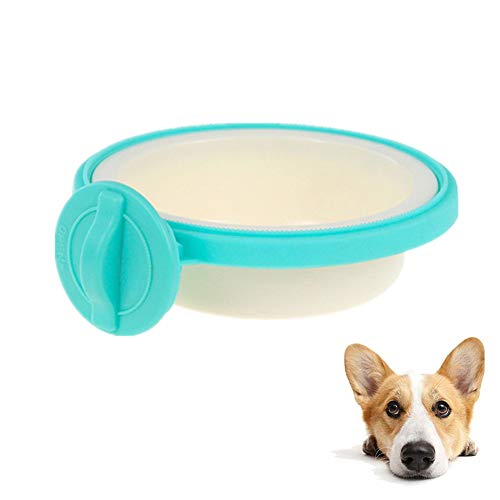 Hundenapf Hundenapf Höhenverstellbar Katzenfutter Schüssel Große Hundenapf Hundenäpfe Medium Hundenäpfe rutschfest Rosa Hundenapf Hundekäfig Bowl green1,l von Rysmliuhan Shop