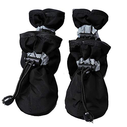 Hundeschuhe Sommer Pfotenschutz Für Hunde Wasserdicht Hundesocken Hundeschuhe Haustierstiefel Hundestiefel für verletzte Pfoten wasserdicht Black,#7 Hundeschuhe Sommer Pfotenschutz Für Hunde Wasserdicht Hundesocken Hundeschuhe Haustierstiefel Hundestiefel für verletzte Pfoten wasserdicht Black,#7 von Rysmliuhan Shop