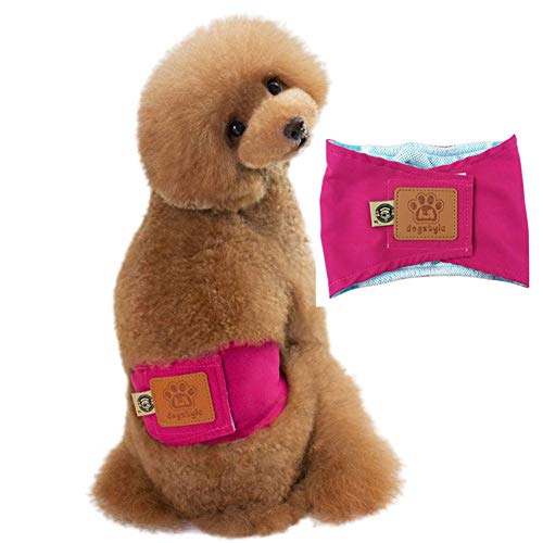 Hundewindeln FüR HüNdinnen Hundewindeln Hygienehosen für Hunde Windel Hundehosen Hundesaison Hose groß Windeln für Rüden Hundewindeln pink,l von Rysmliuhan Shop