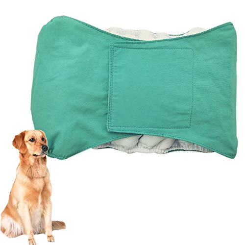 Hundewindeln Rüde Hundewindeln Für Hündinnen Inkontinenz Hundehose Rüde Windel Hundeunterwäsche Wiederverwendbare Hundewindeln Hygienehosen für Hunde Blue,m von Rysmliuhan Shop