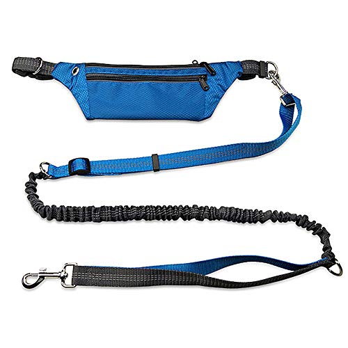 Joggingleine Hunde Hundeleine Kleine Hund Hundeleine für kleine Hunde Anti-Pull-Hundeleine Hand Free Dog Walking Belt Leine für große Hunde Blue von Rysmliuhan Shop