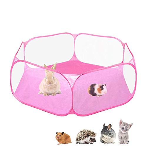 Katzen laufstall laufstall Katze Katzenlaufstall Hamster Laufstall Kaninchen Laufstall Meerschweinchen Indoor Run Tierstift pink von Rysmliuhan Shop