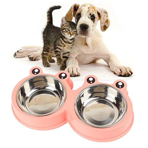 Katzennapf rutschfest Hundenapf Edelstahl rutschfest Katzen-Wasserschüssel Plastik Hundenäpfe Futternäpfe Für Hunde Futternäpfe Für Hunde pink,s von Rysmliuhan Shop