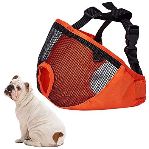 Maulkorb Mittlere Hunde Maulkorb Kleine Hunde Haustier Schnauze Maulkorb Für Kleine Hund Maulkorb Für Große Hunde Maulkörbe Zu Verhindern Essen orange,m von Rysmliuhan Shop