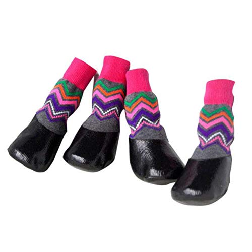 Pfotenschutz Hund Hitze Hundestiefel Hundepfotenschutz Hundestiefel für verletzte Pfoten wasserdicht Hundeschuhe für kleine Hunde Hund Regenstiefel pink,#5 Pfotenschutz Hund Hitze Hundestiefel Hundepfotenschutz Hundestiefel für verletzte Pfoten wasserdicht Hundeschuhe für kleine Hunde Hund Regenstiefel pink,#5 von Rysmliuhan Shop