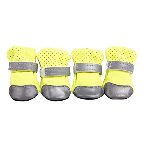 Pfotenschutz Hund Hundestiefel Hundeschuhe rutschfest Hundepfotenschutz Hundeschuhe für kleine Hunde Hundesocken Hundeschuhe Yellow,#2 Pfotenschutz Hund Hundestiefel Hundeschuhe rutschfest Hundepfotenschutz Hundeschuhe für kleine Hunde Hundesocken Hundeschuhe Yellow,#2 von Rysmliuhan Shop