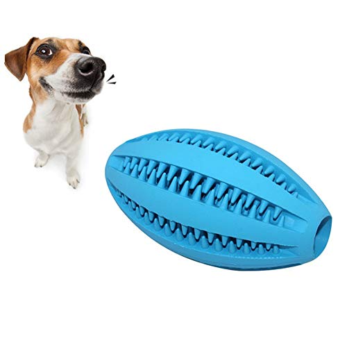 Rysmliuhan Shop Hunde Kauspielzeug Leckerli Ball Tiernahrung Ball Dispenser Hundespielzeug für Langeweile Hundebiss Spielzeug Hund behandeln Spielzeug Puzzle Blue von Rysmliuhan Shop