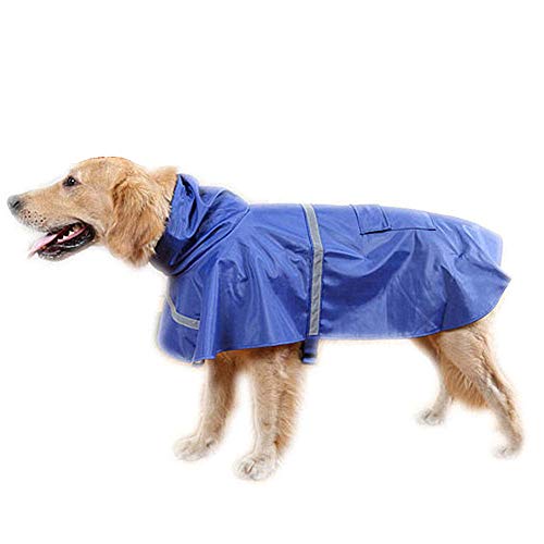 Rysmliuhan Shop Regenjacke Hund Hunderegenmantel Für Kleine Hunde Welpenregenmantel Haustier Regenmantel Hundemäntel wasserdicht und warm Hund Regenmantel mit Kapuze Blue,XL Rysmliuhan Shop Regenjacke Hund Hunderegenmantel Für Kleine Hunde Welpenregenmantel Haustier Regenmantel Hundemäntel wasserdicht und warm Hund Regenmantel mit Kapuze Blue,XL von Rysmliuhan Shop
