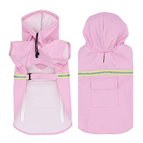 Rysmliuhan Shop Regenmantel Hunde Klein Hunderegenmantel Grosse Hunde Hundemäntel für mittlere Hunde Wasserdicht Hund voller Regenmantel pink,5XL Rysmliuhan Shop Regenmantel Hunde Klein Hunderegenmantel Grosse Hunde Hundemäntel für mittlere Hunde Wasserdicht Hund voller Regenmantel pink,5XL von Rysmliuhan Shop