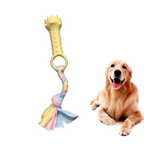 Rysmliuhan Shop hundespielzeug für kleine Hunde Intelligenz welpenspielzeug Hund Hund kaut Welpen Spielzeug von 8 wochen Tough Hund Spielzeug Hund kauen Sleeve,Yellow von Rysmliuhan Shop