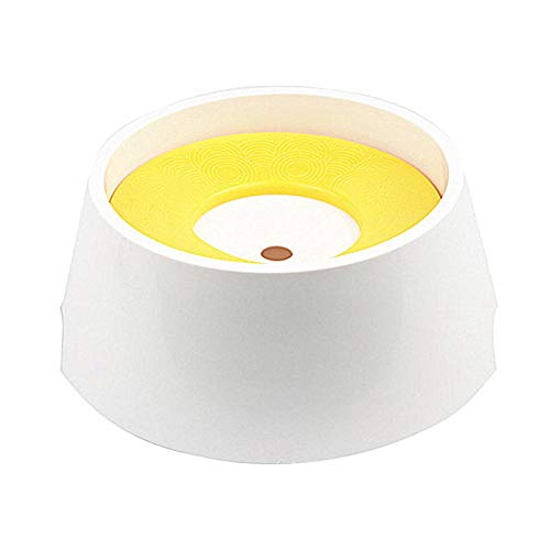 Wassernapf Katzen Futternapf Hund Große Hundenapf Katzen-Hundetrinknapf Raised Cat Bowl Wasserfontäne Cat Bowl Welpenschalen Rosa Hundenapf Yellow von Rysmliuhan Shop