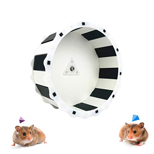 laufrad Hamster Holz laufrad Hamster Hamster Hamster übung Ball Hamster Rad stille Spinner Hamster in eine Ball Spielzeug Hamster stille Rad Blackwhite von Rysmliuhan Shop