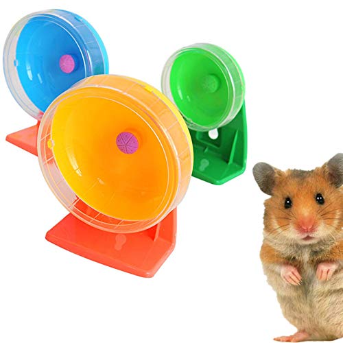 laufrad für Hamster Hamster laufrad Hamster Hamster übung Ball Stille Hamster Rad Hamster stille Rad Große Hamster Ball Zwerg Hamster Rad 11cm von Rysmliuhan Shop