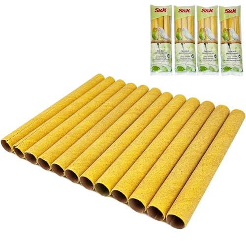 S&X 12 x große, geschliffene Sitzstangenabdeckungen für Sittiche, Lovebirds, Papageien, Finken, Kanarienvögel, große Sitzstangenabdeckungen, 1,9 cm Durchmesser x 22,9 cm Länge S&X 12 x große, geschliffene Sitzstangenabdeckungen für Sittiche, Lovebirds, Papageien, Finken, Kanarienvögel, große Sitzstangenabdeckungen, 1,9 cm Durchmesser x 22,9 cm Länge von S&X