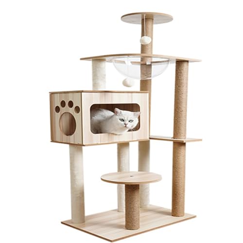 Haustierbedarf Katze Crawler Katze Nest Katze Kratzbrett Katzenbaum Katzenzubehör,Natural Haustierbedarf Katze Crawler Katze Nest Katze Kratzbrett Katzenbaum Katzenzubehör,Natural von SAAKO