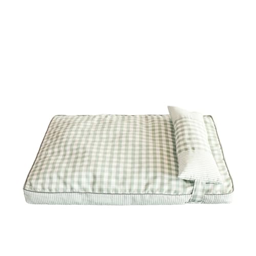 SAAKO Abnehmbares und waschbares Katzenbett Boxmatte super weiches Haustierbett,Grün,L SAAKO Abnehmbares und waschbares Katzenbett Boxmatte super weiches Haustierbett,Grün,L von SAAKO