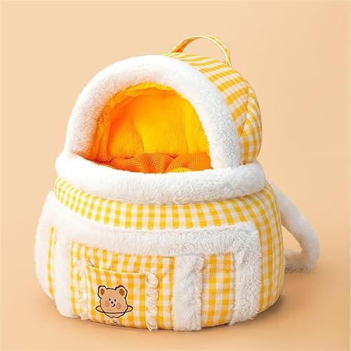 SAAKO Niedliche Katze Tragen Handtasche Hund Ausgehen Rucksack Rucksack Multifunktionale Haustier Katze Tasche,Gelb,M SAAKO Niedliche Katze Tragen Handtasche Hund Ausgehen Rucksack Rucksack Multifunktionale Haustier Katze Tasche,Gelb,M von SAAKO