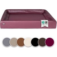 SABRO Hundebett KUDDE Kunstleder pink 70 cm, 85 cm SABRO Hundebett KUDDE Kunstleder pink 70 cm, 85 cm von SABRO
