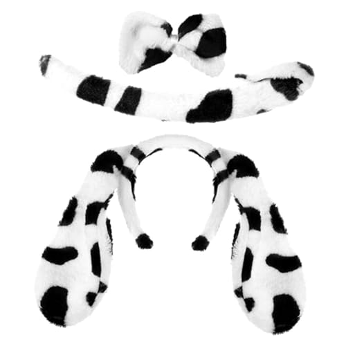 SAFIGLE 1 Satz Satz Kopfschmuck Gefleckt Halloween-Cosplay-zubehör Welpenschwanz Tier-Stirnband-kostüm Hundekostüm Ohrenstirnband Party-Kopfschmuck Plüsch SAFIGLE 1 Satz Satz Kopfschmuck Gefleckt Halloween-Cosplay-zubehör Welpenschwanz Tier-Stirnband-kostüm Hundekostüm Ohrenstirnband Party-Kopfschmuck Plüsch von SAFIGLE