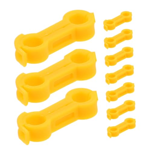 SAFIGLE 10 Stück Teiliges Vogelbein Stabilisator Weiche PVC Beinbandringe zur Sanften Bein Korrektur bei Kleinen Vögeln Wie Huhn Papagei und Taube Langlebig Bequem und Einfach Anzuwenden von SAFIGLE