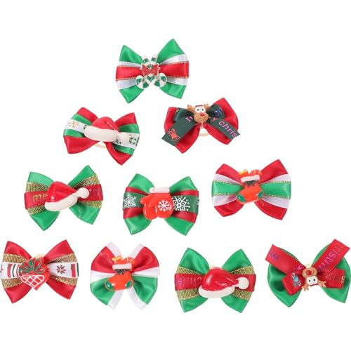 SAFIGLE 10 Stück Weihnachtliche Haarschleifen Für Hunde Mit Gummibändern Groß Für Kleine Und Mittelgroße Hunde Weihnachtsfeiertage Welpen Katzen Kätzchen Kaninchen Haarknoten Fellpflege SAFIGLE 10 Stück Weihnachtliche Haarschleifen Für Hunde Mit Gummibändern Groß Für Kleine Und Mittelgroße Hunde Weihnachtsfeiertage Welpen Katzen Kätzchen Kaninchen Haarknoten Fellpflege von SAFIGLE