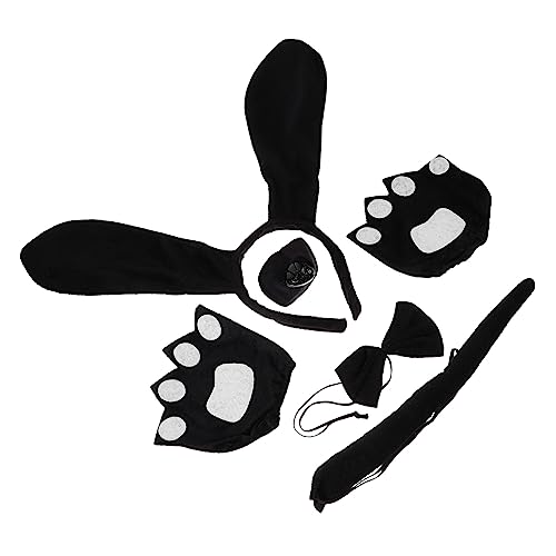 SAFIGLE 1Satz Tierkostüm für Stirnband Fliege und Nasenhandschuhe für Kostümpartys und Verkleidungen Bequem und Leicht SAFIGLE 1Satz Tierkostüm für Stirnband Fliege und Nasenhandschuhe für Kostümpartys und Verkleidungen Bequem und Leicht von SAFIGLE