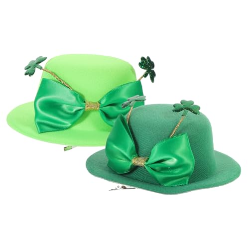 SAFIGLE 2 Stück Kleeblatt-Hut-Haarnadel Haarschmuck für den Urlaub St Patrick's Halloween haarspangen Haarspange Halloween st. Patricks Day Hut st. Patricks Day Accessoires das Haustier SAFIGLE 2 Stück Kleeblatt-Hut-Haarnadel Haarschmuck für den Urlaub St Patrick's Halloween haarspangen Haarspange Halloween st. Patricks Day Hut st. Patricks Day Accessoires das Haustier von SAFIGLE