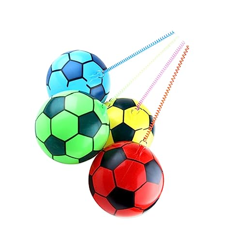 SAFIGLE Aufblasbarer Fußball Fußballtrainingshilfen Fußballtrainer Werfen Angebundener Fußballtrainer Fußball-Bungee Fußball Kick Kinder Solo-fußball Üben Geschenk Kleinkind Elastisch von SAFIGLE