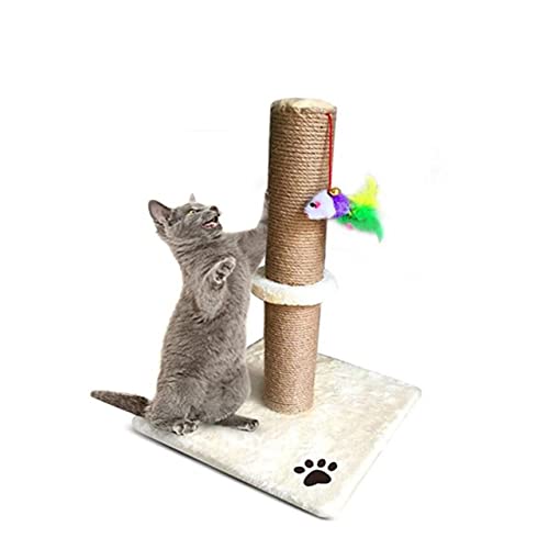 SAFIGLE Katze Katzenhaus Kletterpfosten Für Katzen Kletterspielzeug Für Katzen Katzenkratzbaum Aktivitätsturm Für Kätzchen Katzenhöhle Spielzeug Für Haustiere Haustier Katze Post Bambus von SAFIGLE