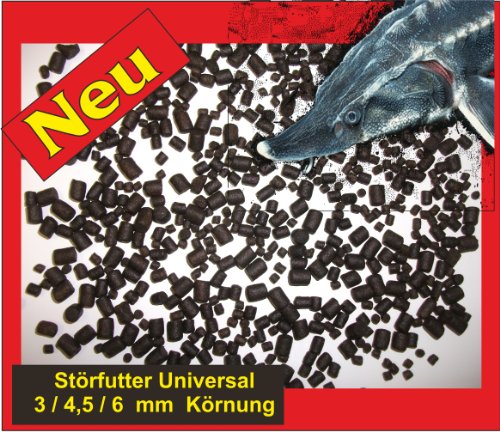 Störfutter Universal Mix alle Größen ( 3mm; 4,5mm; 6mm; 8mm) in einem10 l Beutel sinkendes Teichfutter… von SAHAWA