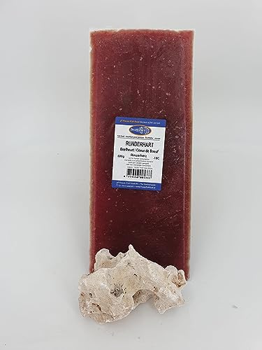 Frostfutter für Zierfische 1 STK. große 500g Tafel Verschiedene Sorten Freie Auswahl Versand mit Trockeneis (Rinderherz, 500g Tafel) von SAHAWA