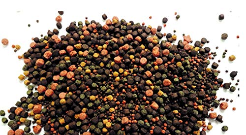 Koifutter Fischfutter Teichfutter schwimmend Verschiedene Sorten 5 Kg Beutel (Koi 3-6 mm 5 Kg gemischt) von SAHAWA